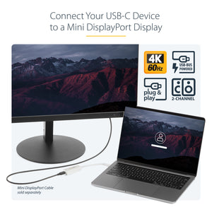 STARTECH USB graphics adapter 3840 x 2160 pixels White (CDP2MDP) - Cartouches Certifiees
