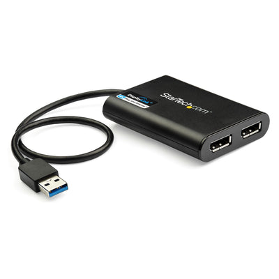 STARTECH USB graphics adapter 4096 x 2160 pixels Black (USB32DP24K60) - Cartouches Certifiees