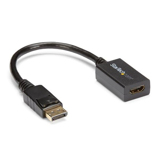 STARTECH video cable adapter 0,21 m DisplayPort HDMI Black (DP2HDMI2)