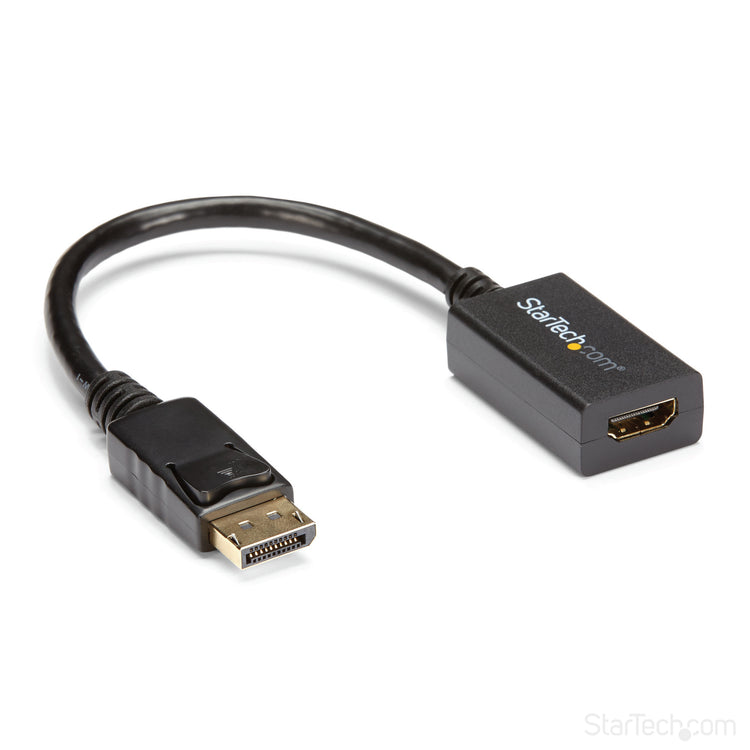 STARTECH video cable adapter 0,21 m DisplayPort HDMI Black (DP2HDMI2) - Cartouches Certifiees