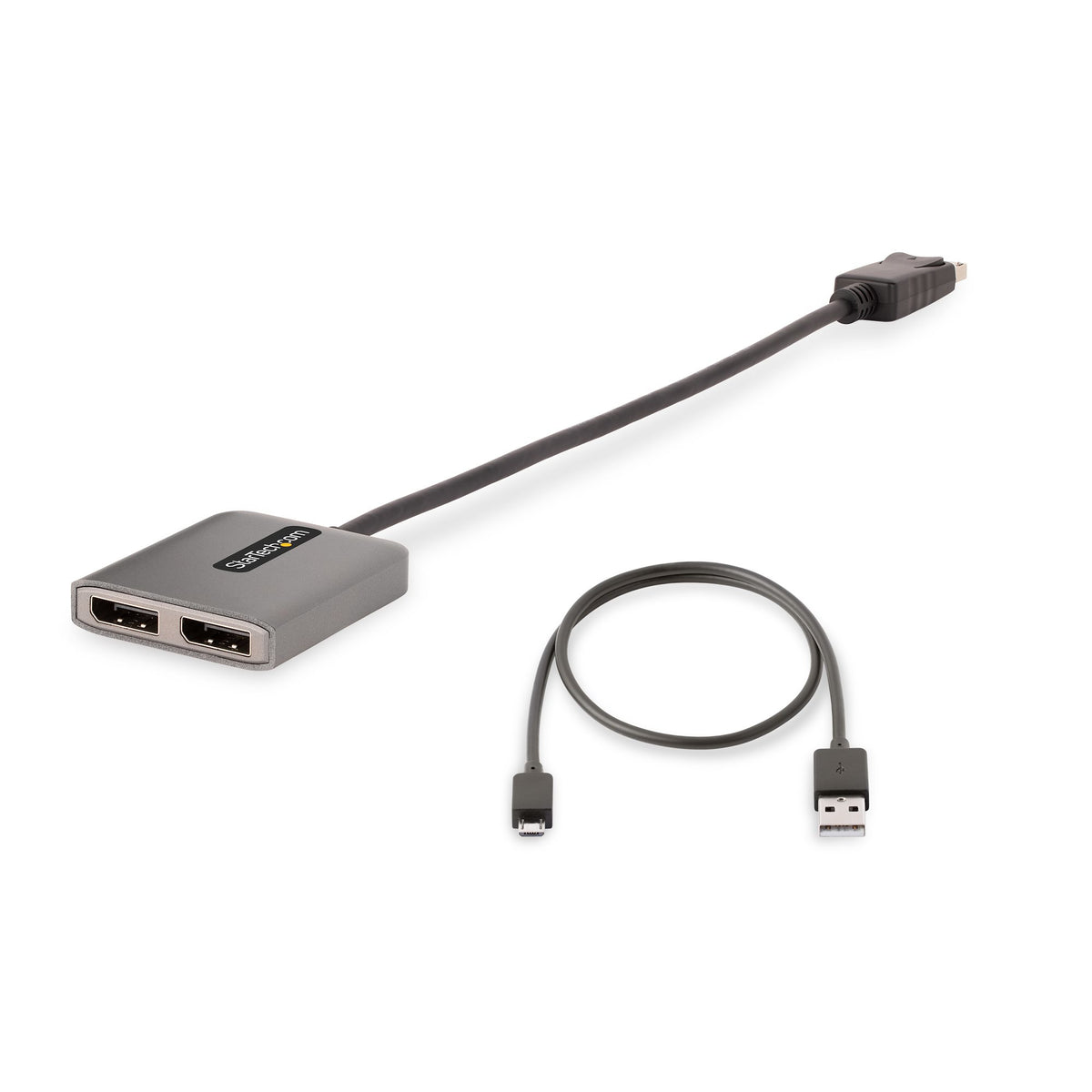 STARTECH video cable adapter 0,3 m DisplayPort 2 x DVI Grey (MST14DP122DP) - Cartouches Certifiees