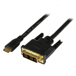 STARTECH video cable adapter 2 m Mini-HDMI DVI-D Black (HDCDVIMM2M) - Cartouches Certifiees