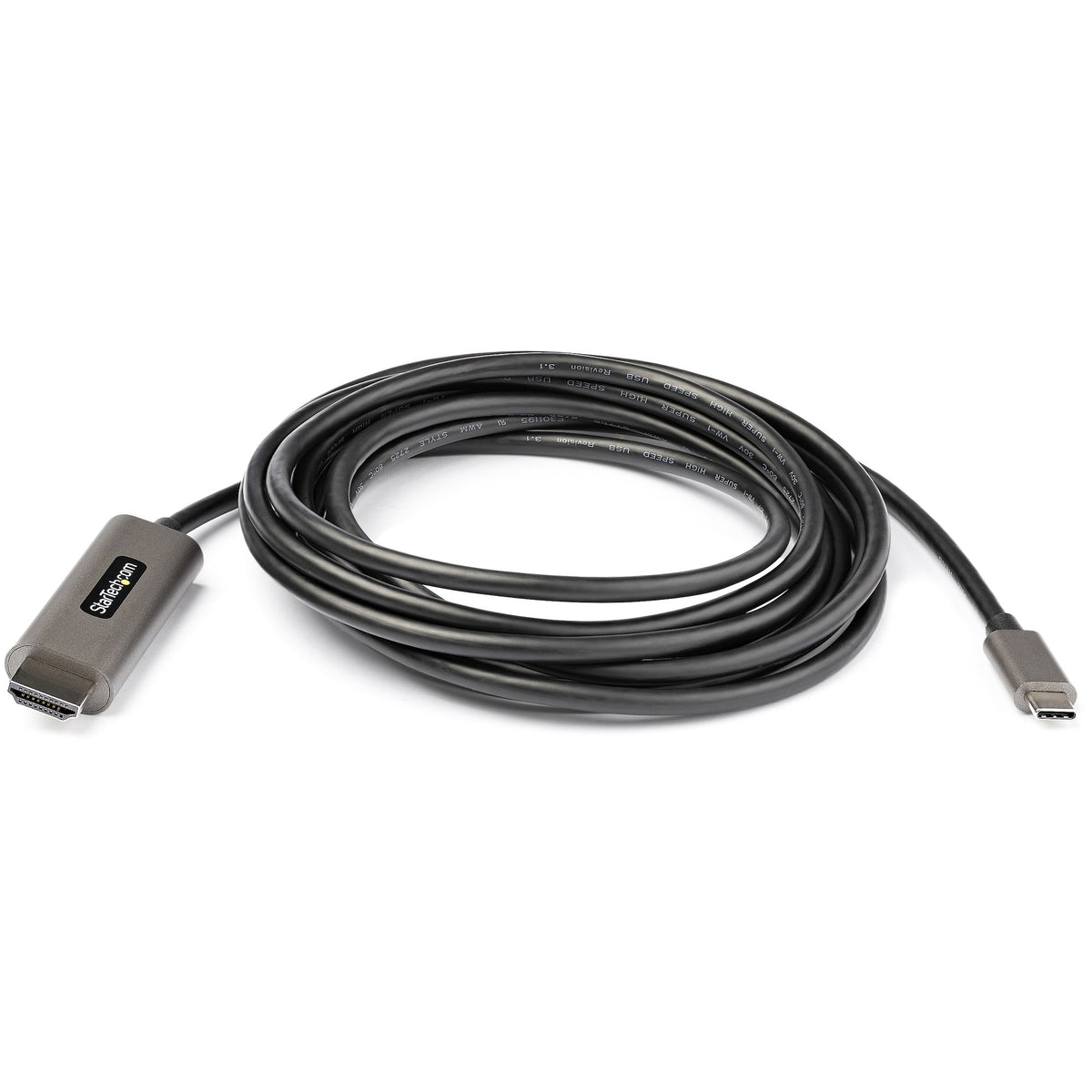 STARTECH video cable adapter 3 m HDMI Type A (Standard) USB Type-C Black, Silver (CDP2HDMM3MH) - Cartouches Certifiees