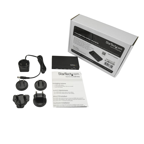 STARTECH video splitter HDMI 2x HDMI (ST122HD202) - Cartouches Certifiees