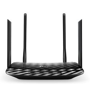 TP-LINK AC1200 wireless router Gigabit Ethernet Dual-band (2.4 GHz / 5 GHz) Black (ARCHER-A6) - Cartouches Certifiees