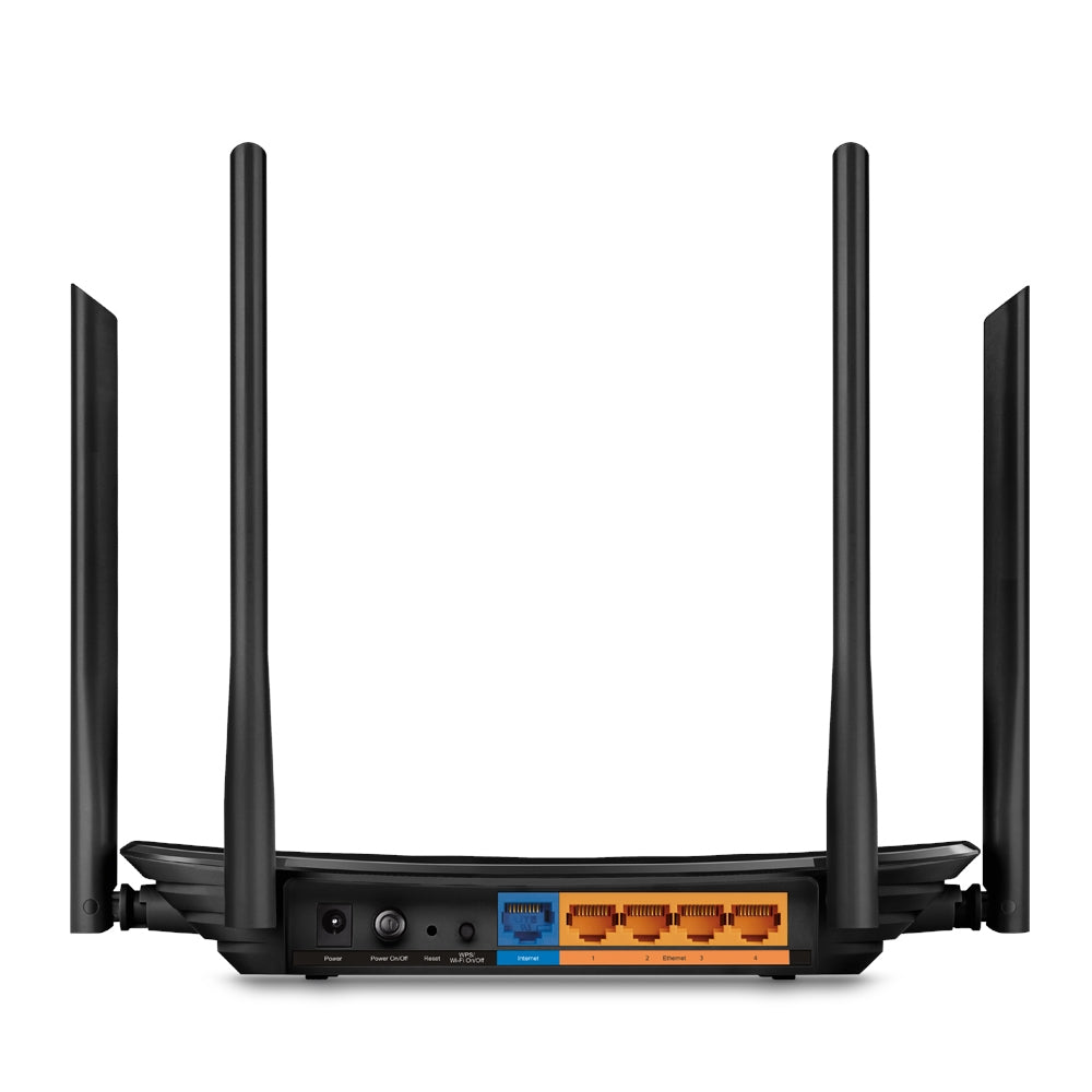 TP-LINK AC1200 wireless router Gigabit Ethernet Dual-band (2.4 GHz / 5 GHz) Black (ARCHER-A6) - Cartouches Certifiees