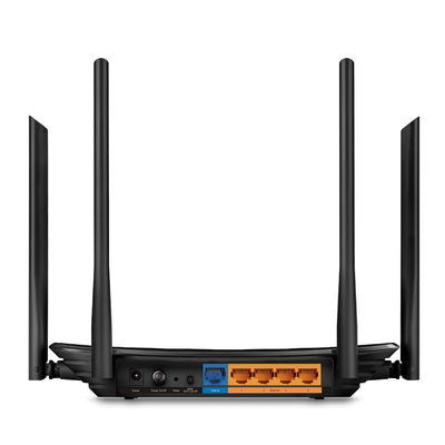 TP-LINK AC1200 wireless router Gigabit Ethernet Dual-band (2.4 GHz / 5 GHz) Black (ARCHER-A6) - Cartouches Certifiees