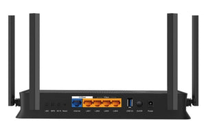 TP-LINK Archer BE3600 wireless router 2.5 Gigabit Ethernet Dual-band (2.4 GHz / 5 GHz) Black (ARCHER-BE3600) - Cartouches Certifiees
