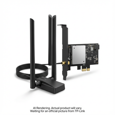 TP-LINK AXE5400 Tri-Band Wi-Fi 6E Bluetooth PCI Express Adapter (ARCHER TXE73E) - Cartouches Certifiees