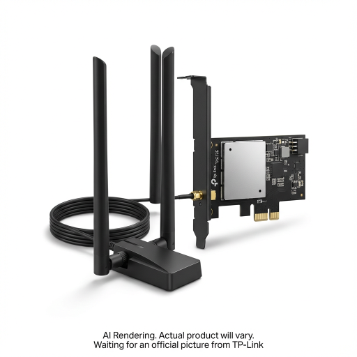 TP-LINK AXE5400 Tri-Band Wi-Fi 6E Bluetooth PCI Express Adapter (ARCHER TXE73E) - Cartouches Certifiees