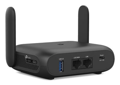 TP-LINK BE3600 Wi-Fi 7 wireless router 2.5 Gigabit Ethernet Dual-band (2.4 GHz / 5 GHz) Black (TL-WR3602BE) - Cartouches Certifiees