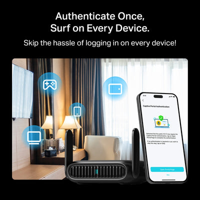 TP-LINK BE3600 Wi-Fi 7 wireless router 2.5 Gigabit Ethernet Dual-band (2.4 GHz / 5 GHz) Black (TL-WR3602BE) - Cartouches Certifiees