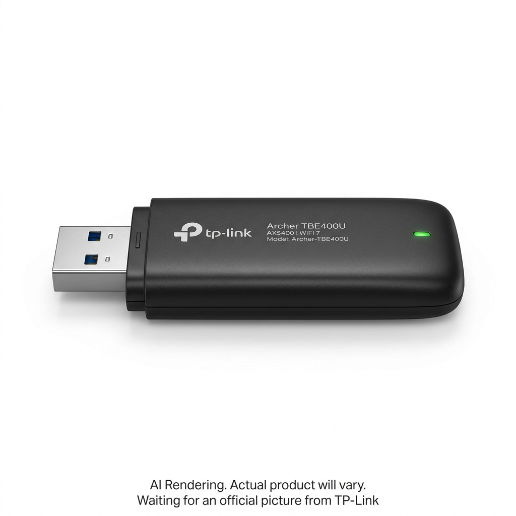 TP-LINK BE6500 Tri-Band Wi-Fi 7 Mini Wireless USB Adapter (ARCHER-TBE400U) - Cartouches Certifiees