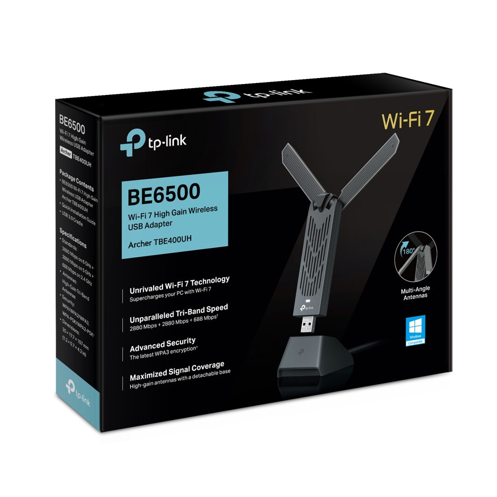 TP-LINK BE6500 WLAN 2882 Mbit/s (ARCHER-TBE400UH) - Cartouches Certifiees