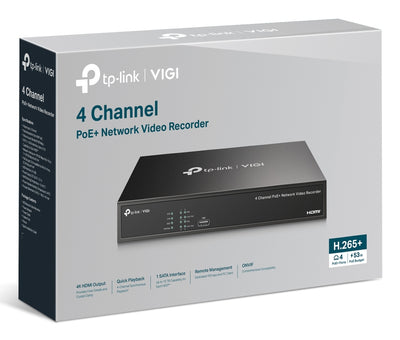 TP-LINK Black (VIGI NVR1004H-4P-2TB) - Cartouches Certifiees