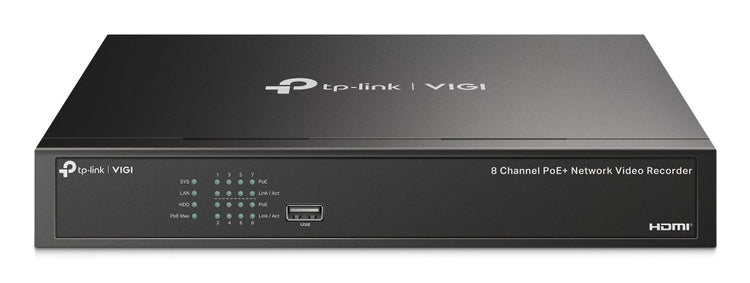 TP-LINK Black (VIGI NVR1008H-8P) - Cartouches Certifiees