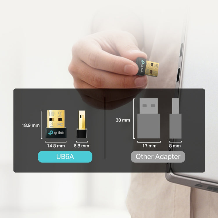 TP-LINK Bluetooth 6.0 Nano USB Adapter (UB6A) - Cartouches Certifiees