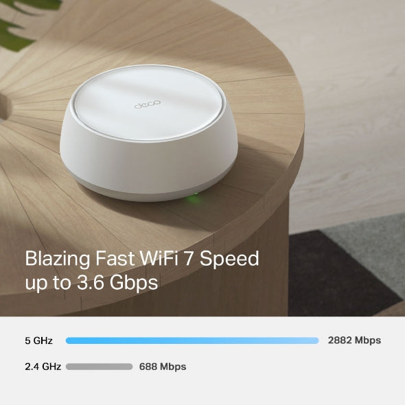 TP-LINK DECO BE22(1-PACK) mesh wi-fi system Dual-band (2.4 GHz / 5 GHz) Wi-Fi 7 (802.11be) White 2 Internal (DECO-BE22(1-PACK)) - Cartouches Certifiees
