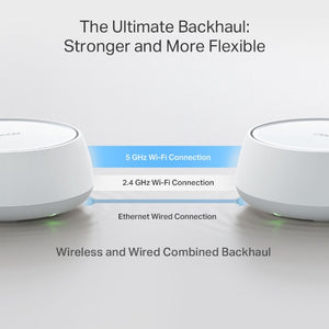 TP-LINK DECO BE22(1-PACK) mesh wi-fi system Dual-band (2.4 GHz / 5 GHz) Wi-Fi 7 (802.11be) White 2 Internal (DECO-BE22(1-PACK)) - Cartouches Certifiees