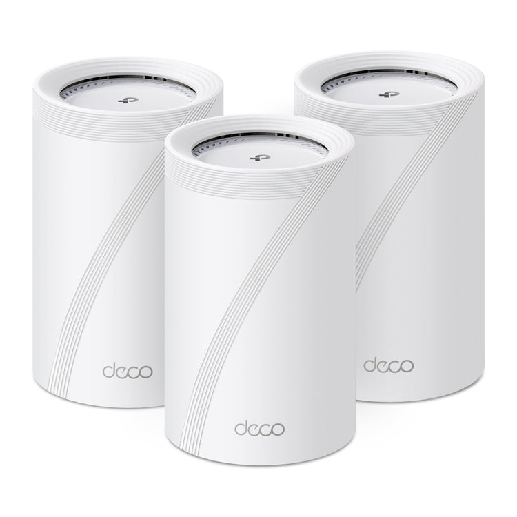 TP-LINK Deco BE68 (3-pack) Tri-band (2.4 GHz / 5 GHz / 6 GHz) Wi-Fi 7 (802.11be) White Internal (DECO-BE68(3-PACK)) - Cartouches Certifiees