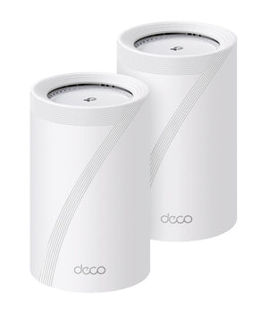 TP-LINK Deco BE68 Tri-band (2.4 GHz / 5 GHz / 6 GHz) Wi-Fi 7 (802.11be) White 3 Internal (DECO BE68(2-PACK)) - Cartouches Certifiees