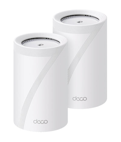 TP-LINK Deco BE68 Tri-band (2.4 GHz / 5 GHz / 6 GHz) Wi-Fi 7 (802.11be) White 3 Internal (DECO BE68(2-PACK)) - Cartouches Certifiees