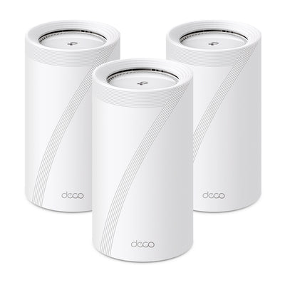 TP-LINK Deco BE85 (3-Pack) Tri-band (2.4 GHz / 5 GHz / 6 GHz) Wi-Fi 7 (802.11be) White 4 Internal (DECO BE85(3-PACK)) - Cartouches Certifiees