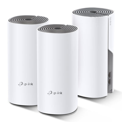 TP-LINK Deco E4 (3-pack) Dual-band (2.4 GHz / 5 GHz) Wi-Fi 5 (802.11ac) White, Grey 2 Internal (DECO-E4(3-PACK)) - Cartouches Certifiees