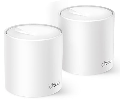 TP-LINK Deco X10 Dual-band (2.4 GHz / 5 GHz) Wi-Fi 6 (802.11ax) White 2 Internal (DECO-X10(2-PACK)) - Cartouches Certifiees