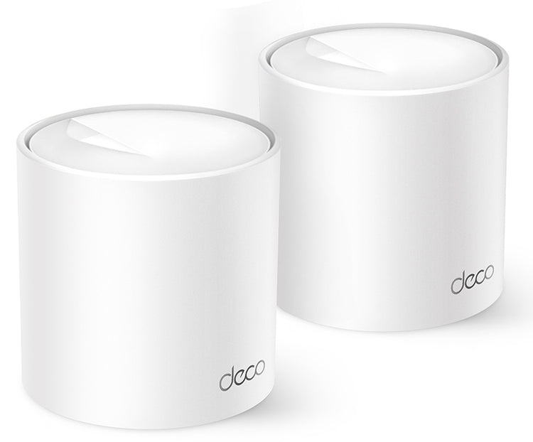 TP-LINK Deco X10 Dual-band (2.4 GHz / 5 GHz) Wi-Fi 6 (802.11ax) White 2 Internal (DECO-X10(2-PACK)) - Cartouches Certifiees