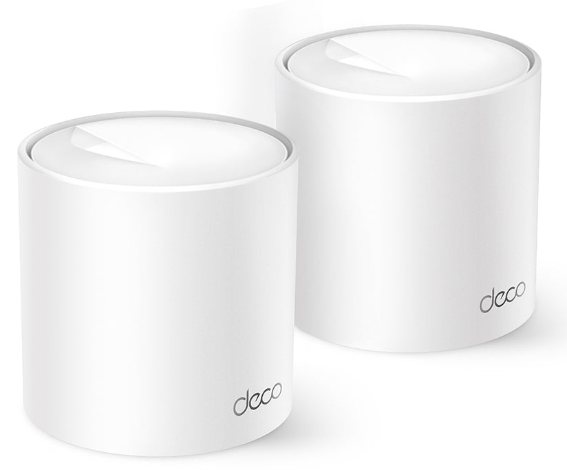 TP-LINK Deco X10 Dual-band (2.4 GHz / 5 GHz) Wi-Fi 6 (802.11ax) White 2 Internal (DECO-X10(2-PACK)) - Cartouches Certifiees