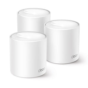 TP-LINK Deco X10 Dual-band (2.4 GHz / 5 GHz) Wi-Fi 6 (802.11ax) White 2 Internal (DECO-X10(3-PACK)) - Cartouches Certifiees