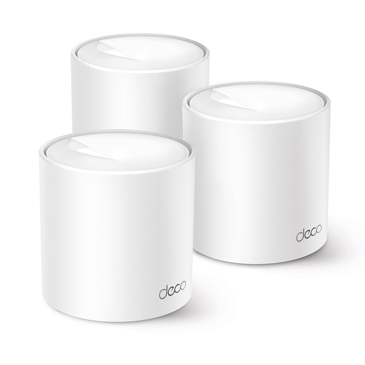 TP-LINK Deco X10 Dual-band (2.4 GHz / 5 GHz) Wi-Fi 6 (802.11ax) White 2 Internal (DECO-X10(3-PACK)) - Cartouches Certifiees