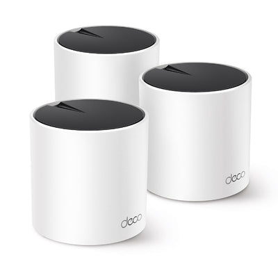 TP-LINK DECO X55 (3-Pack) Dual-band (2.4 GHz / 5 GHz) Wi-Fi 6 (802.11ax) White Internal (DECO-X55(3-PACK)) - Cartouches Certifiees