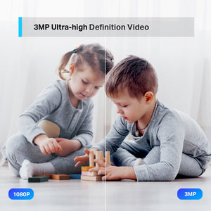 TP-LINK Dome IP security camera Indoor 1920 x 1080 pixels Ceiling/Desk (TAPO C210) - Cartouches Certifiees