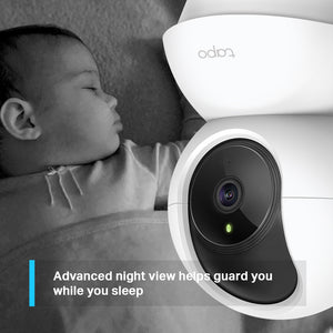 TP-LINK Dome IP security camera Indoor 1920 x 1080 pixels Ceiling/Desk (TAPO C210) - Cartouches Certifiees