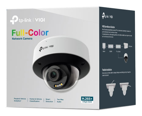 TP-LINK InSight S245 Dome IP security camera Outdoor 2688 x 1520 pixels Ceiling (INSIGHTS245-2.8MM) - Cartouches Certifiees