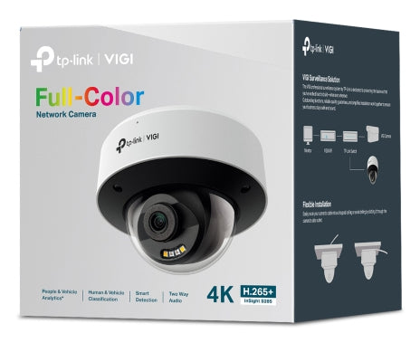 TP-LINK InSight S285 Dome IP security camera Outdoor 3840 x 2160 pixels Ceiling (INSIGHT S285-4MM) - Cartouches Certifiees