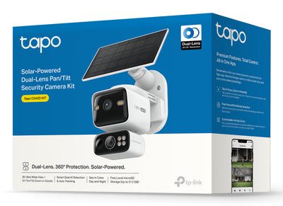 TP-LINK IP security camera Outdoor 2304 x 1296 pixels Ceiling/Wall/Pole (TAPO C645D KIT) - Cartouches Certifiees
