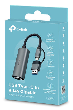 TP-LINK network card Ethernet 1000 Mbit/s (UE310C) - Cartouches Certifiees