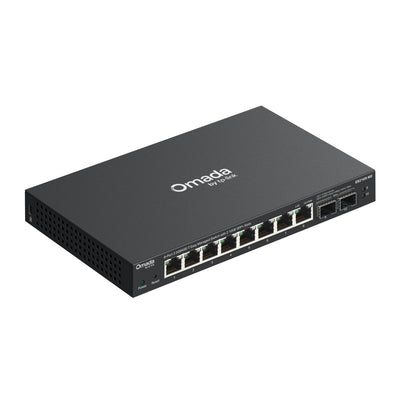 TP-LINK network switch Managed 2.5G Ethernet (100/1000/2500) Desktop/Wall-Mounting Black (ES210X-M2) - Cartouches Certifiees