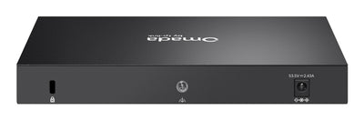 TP-LINK network switch Managed L2 2.5G Ethernet (100/1000/2500) Power over Ethernet (PoE) Desktop/Wall-Mounting Black (ES206XPP-M2) - Cartouches Certifiees