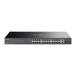 TP-LINK network switch Managed L2 Gigabit Ethernet (10/100/1000) Power over Ethernet (PoE) Black (ES228GP) - Cartouches Certifiees