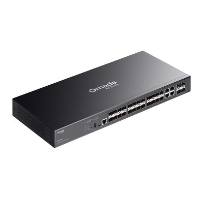 TP-LINK network switch Managed L3 Black (SG5428XF) - Cartouches Certifiees