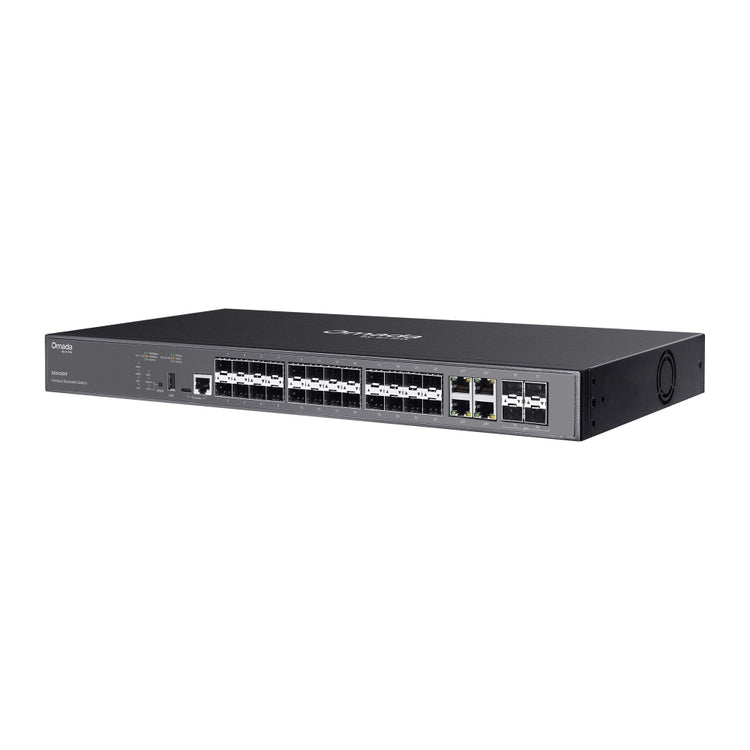 TP-LINK network switch Managed L3 Black (SG5428XF) - Cartouches Certifiees