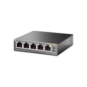 TP-LINK network switch Unmanaged Fast Ethernet (10/100) Power over Ethernet (PoE) Black (TL-SF1005P) - Cartouches Certifiees
