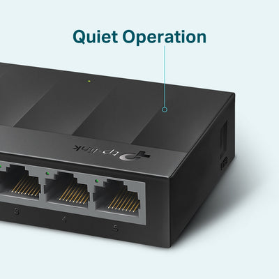 TP-LINK network switch Unmanaged Gigabit Ethernet (10/100/1000) Black (LS1005G) - Cartouches Certifiees
