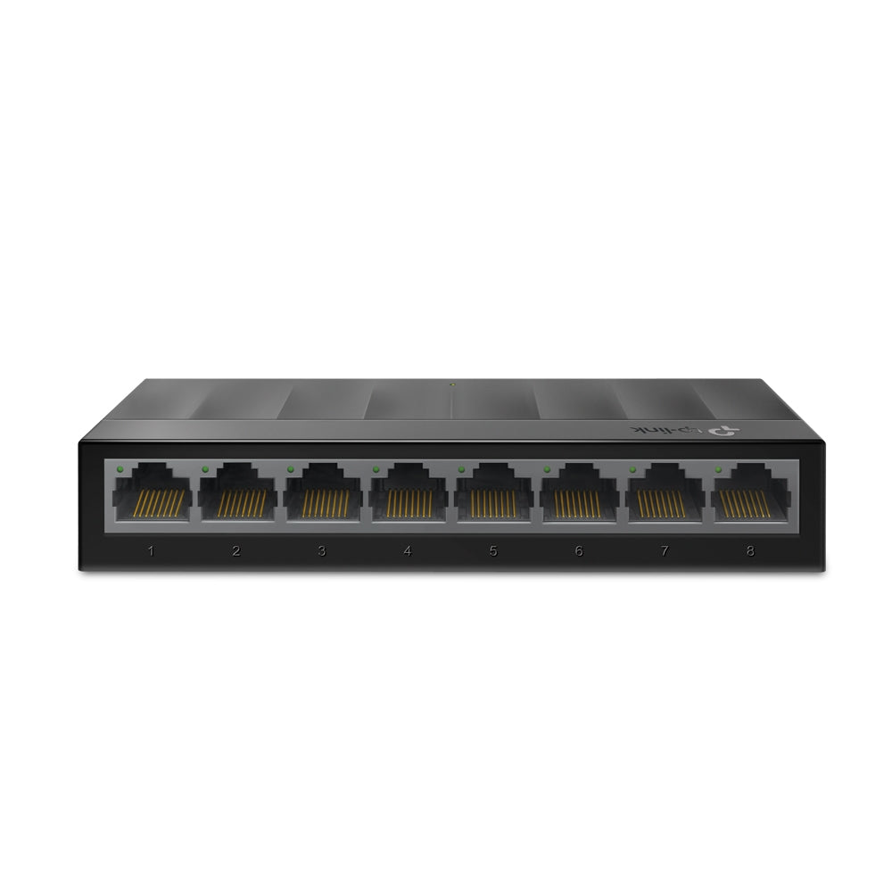 TP-LINK network switch Unmanaged Gigabit Ethernet (10/100/1000) Black (LS1008G) - Cartouches Certifiees