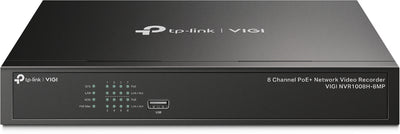 TP-LINK network video recorder Black (VIGI NVR1008H-8MP) - Cartouches Certifiees