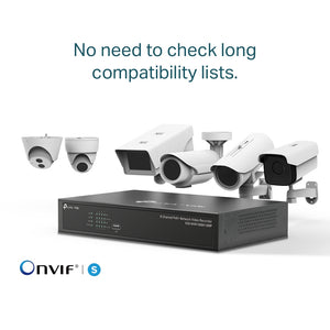TP-LINK network video recorder Black (VIGI NVR1008H-8MP) - Cartouches Certifiees